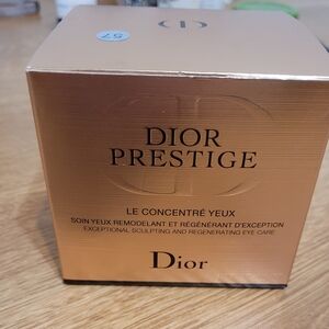 Dior Prestige Eye Cream in Metallic Gold and Black Packaging